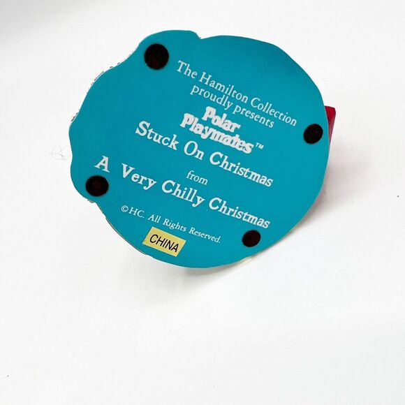 Hamilton Penguin Polar Playmates Stuck on Christmas Figurine Very Chilly 3" - Picture 7 of 8